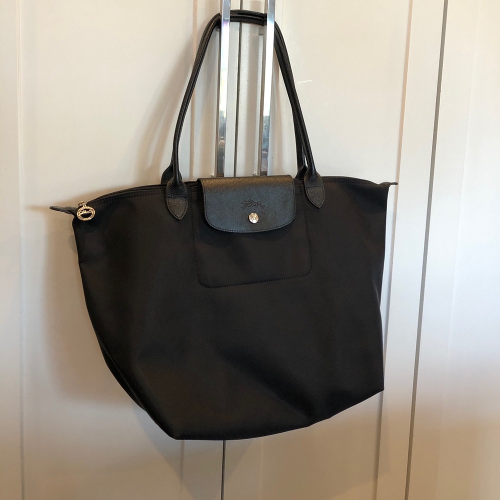 Like New Black Longchamp Large Bag!